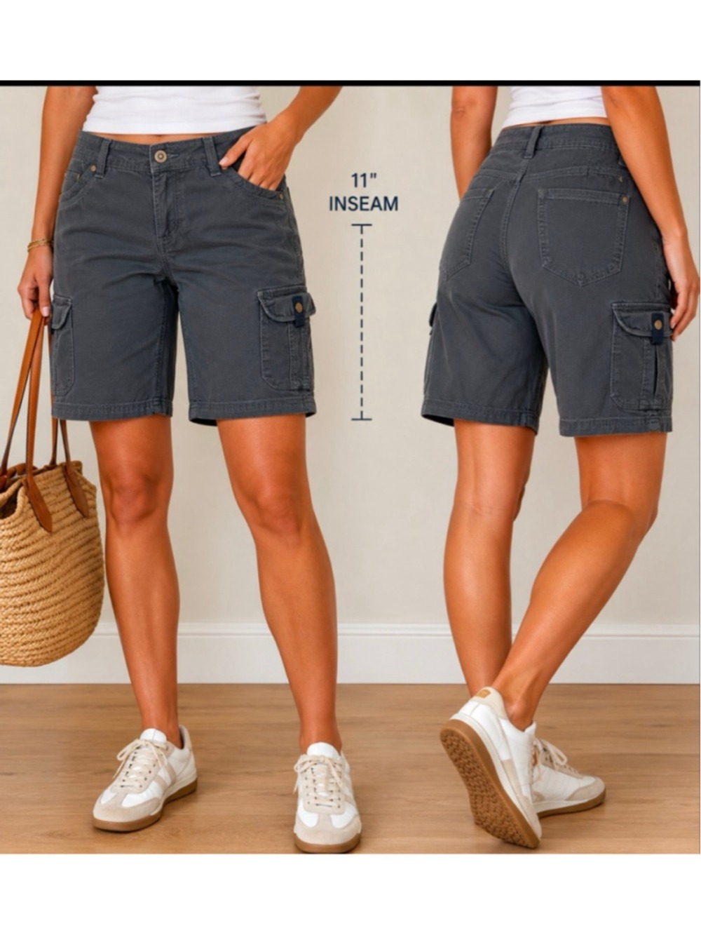 Women's KÜHL Grayish Blue Cargo Shorts Size 12